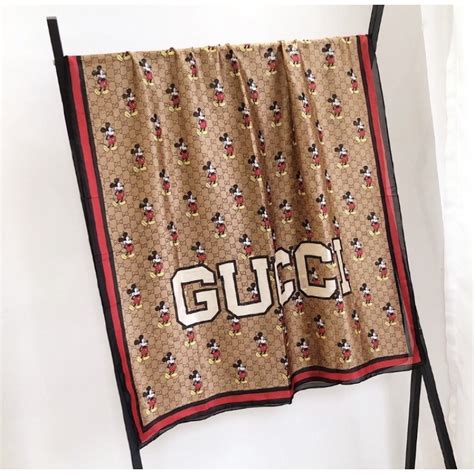 gucci mickey mouse scarf